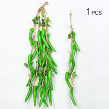 Load image into Gallery viewer, CHENCHENG Artificial Vegetables Chili Potato Eggplant Garlic Corn Cucumber Tomatoes Fake Bubble Food Home Decoration Pendant