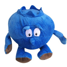 Load image into Gallery viewer, 1 Pcs Fruit & Vegetables Soft Plush Toys 9 Styles Blueberry Starwberry Eggplant Stuffed Doll Cute Gift for Children Kids NSV775