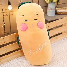 Load image into Gallery viewer, 1pc 50/70/80cm Cartoon Carrots Eggplant Cucumber Plush Toy Simulation Vegetable Pillow Dolls Stuffed Soft Toys For Children Gift
