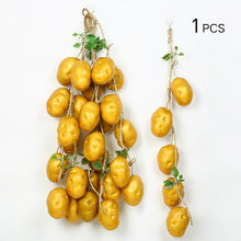 Load image into Gallery viewer, CHENCHENG Artificial Vegetables Chili Potato Eggplant Garlic Corn Cucumber Tomatoes Fake Bubble Food Home Decoration Pendant
