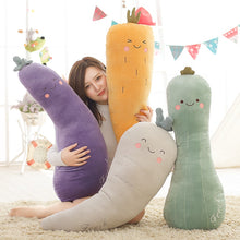 Load image into Gallery viewer, High quality 80cm fruit pillow eggplant radish vegetable pillow plush toy baby toy pillow household supplies
