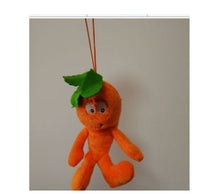 Load image into Gallery viewer, New Fruits Vegetables mini blueberry  mini eggplant mini carrort plush toy
